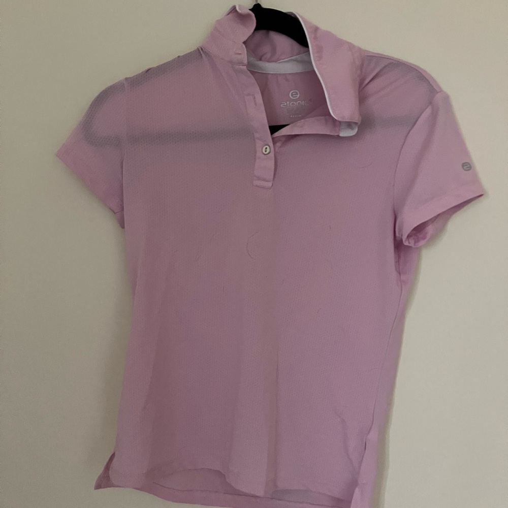 Pink Etonic Women’s Lightweight Short Sleeve Polo